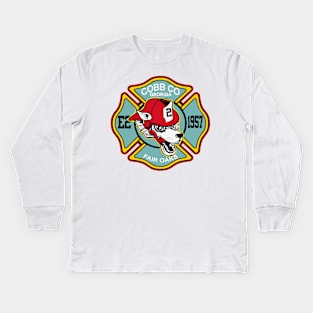 Cobb County Fire Station 2 Kids Long Sleeve T-Shirt